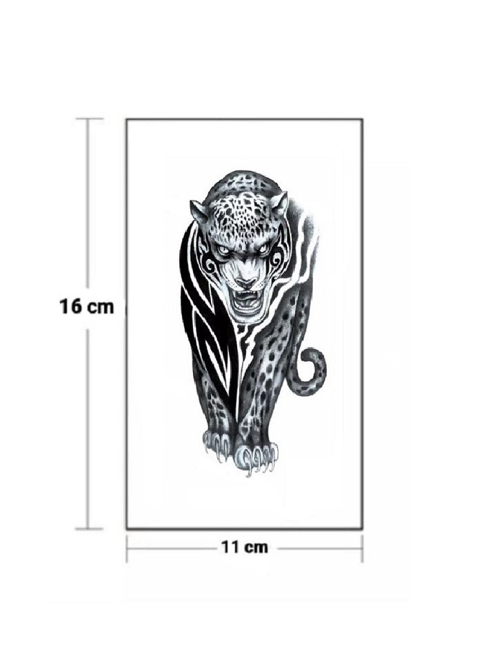 Generic Attractive Black Panther Temporary Tattoo for Parties  - Image 3