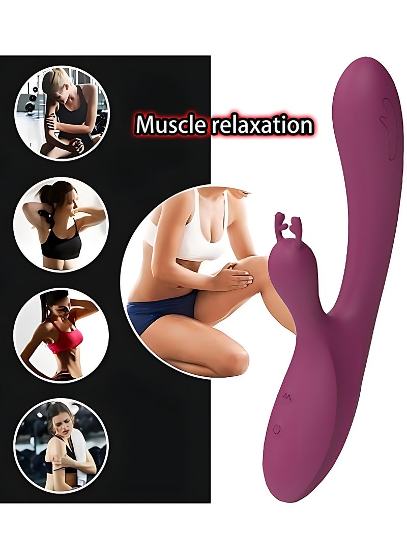 ARNOTEC - Deep Tissue Muscle Massager for Back, Shoulder, and Legs – Dual-Head Electric Body Relaxation Tool with Vibration and Flexible Design – Portable Rechargeable Massage Device for Athletes and Home Use - Image 1