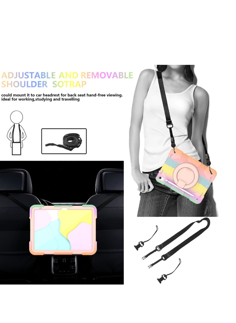 GULFLINK Rugged Heavy Duty Protective Case  for ipad 10th 10.9 inch 2022（A2757/A2777）Colorful rose gold  - Image 3