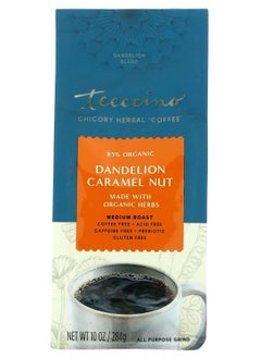 teeccino Teeccino Chicory Herbal Coffee Dandelion Caramel Nut Medium Roast Caffeine Free 10 oz 284 g 