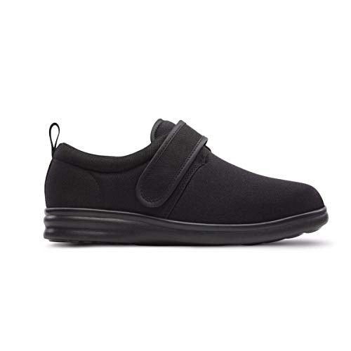 Dr. Comfort Carter Mens Diabetic Shoes-Stretchable & Washable Therapeutic Shoes-Adjustable-Easy Slip on Footwear, Black-14 X-Wide - Image 5