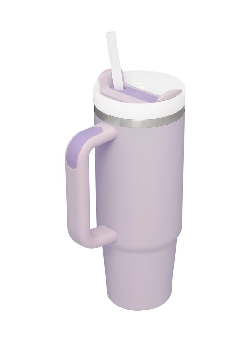 Stanley - Stanley cup H2.0 Stainless Steel with Lid and Straw for Water Iced Tea,Coffee and Smoothie,Orchid,30 oz - Image 1