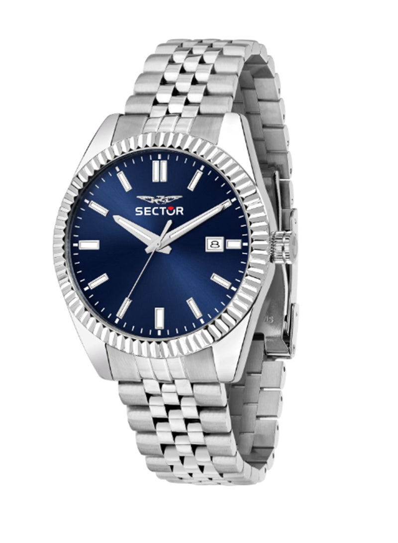 Sector 240 41MM 3H BLUE DIAL SS BR - Image 1