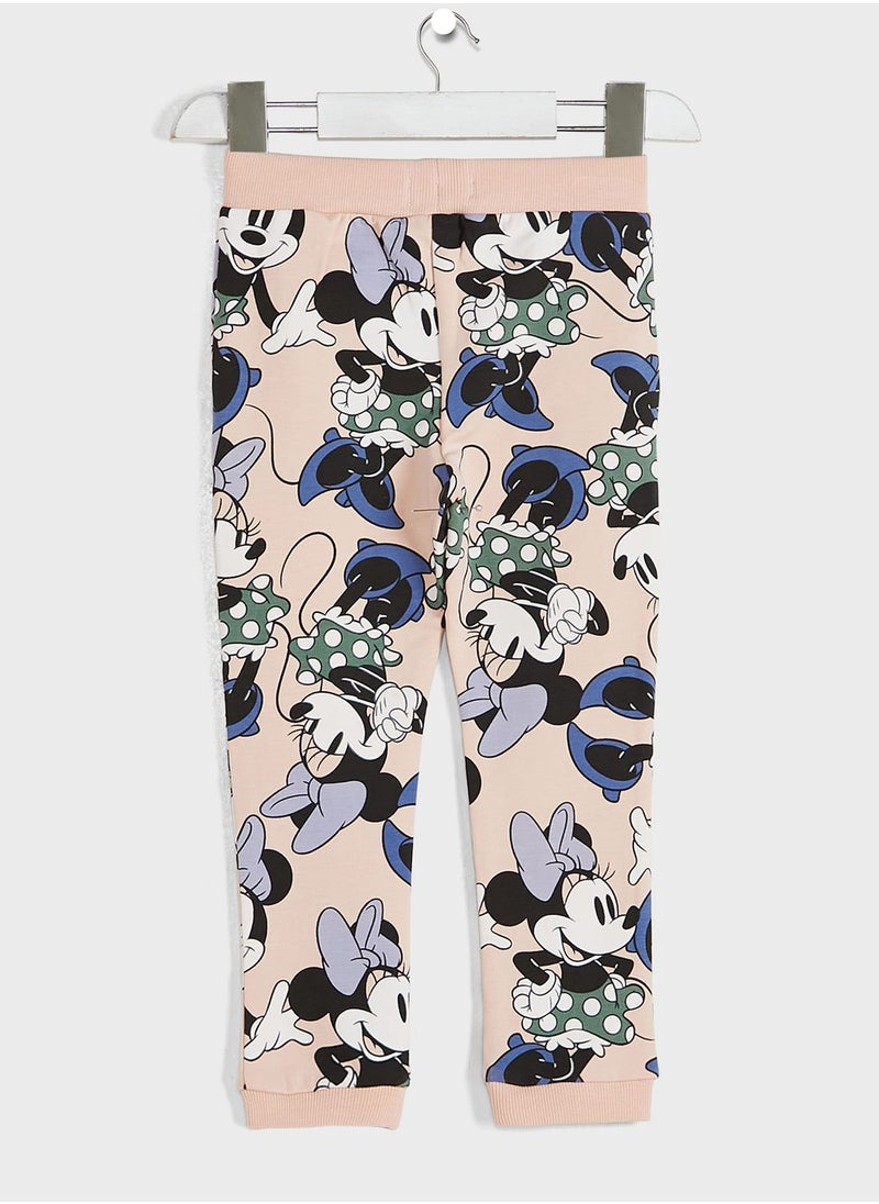 NAME IT - Kids Minnie Mouse Print Sweatpants - Image 1