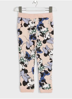 Kids Minnie Mouse Print Sweatpants