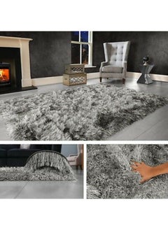 Handpicked Furniture Fluffy Grey Rug, Ultra Soft Area Carpets For Bed Room, Living Room, And Dining Room, Antislip Floor Carpets, Easy To Clean, Made In Turkey - pzsku/ZF3CE00433B567F4D699AZ/45/_/1728387366/f386a6f3-b456-43a5-b259-e6e5694d797e