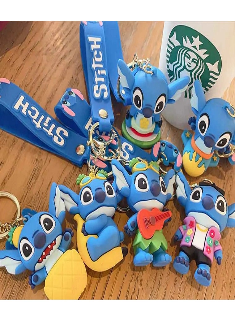 STITCH 3D Silicone Keychain - Stitch (Random Style) - Image 1