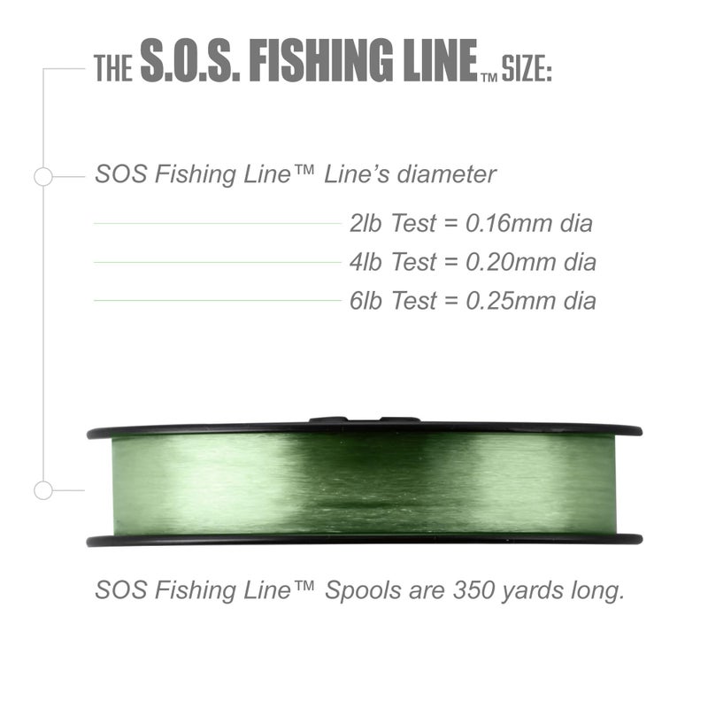 Trout Magnet Leland's Lures Trout Magnet S.O.S. Fishing Line, Fishing Equipment and Accessories, 350 yds, 2 lb Test - Image 5