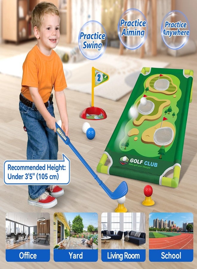 Liberry Toddler Golf Set for 2 3 4 5 Years Old Boys Girls, Upgraded Kids Golf Cart with Golf Cornhole Board & Putting Mat, Indoor and Outdoor Golf Toys Birthday Gifts - Image 5
