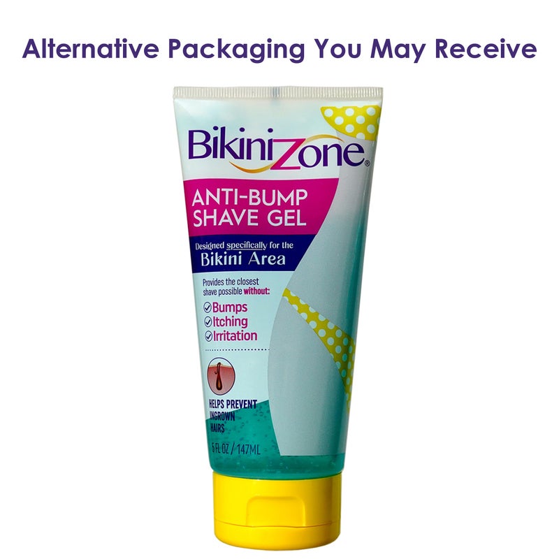 Bikini Zone Anti-Bump Shave Gel for Sensitive Areas, 5 Oz, 1 Pack - Image 2