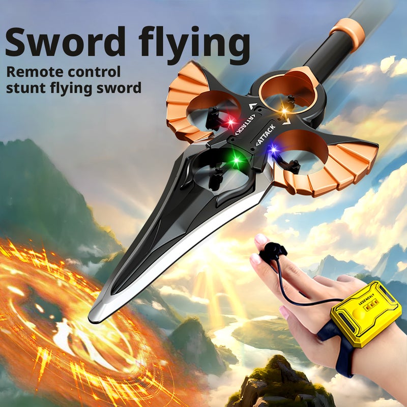 Gesture-Controlled Flying Sword RC Drone Toy YH996 - Image 1