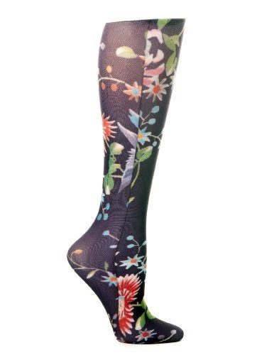 Celeste Stein Therapeutic Compression Socks, Black Fredrick's Dynasty, 15-20 mmhg, 1-Pair - Image 4