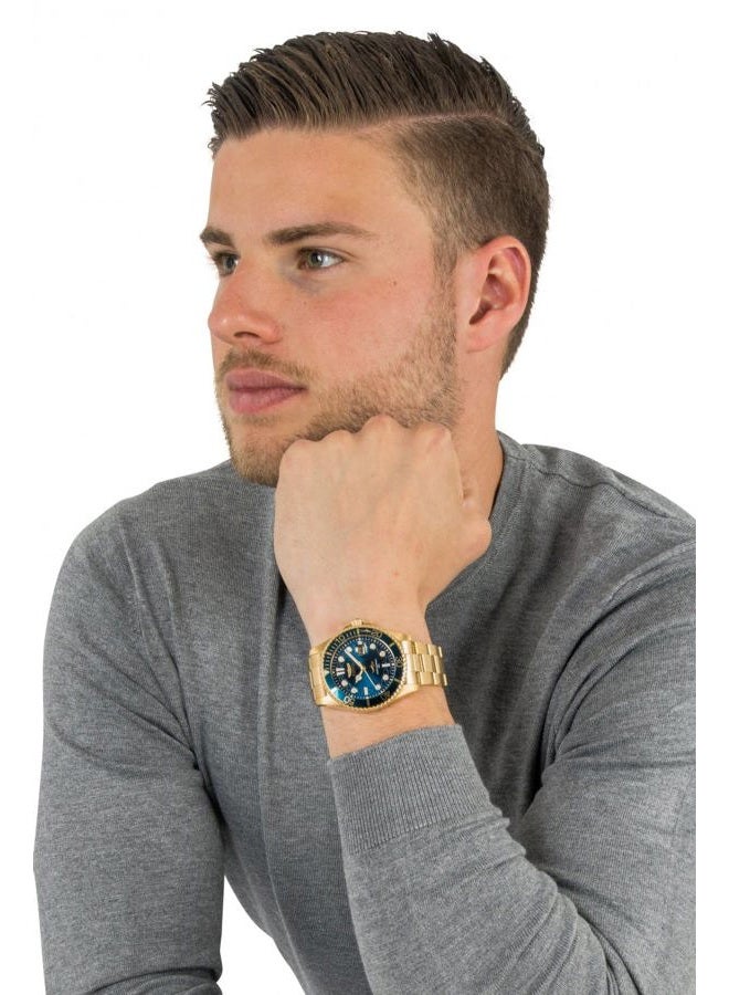 Invicta ساعة كواتز للغواصين المحترفين للرجال، ذهبية، 30024 - Image 4