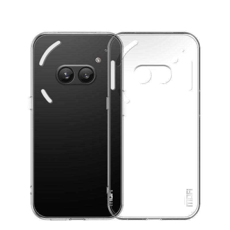 HuHa Protective Cover For Nothing Phone 2a MOFI Ming Series Ultra-thin TPU Phone Case(Transparent) - Image 1