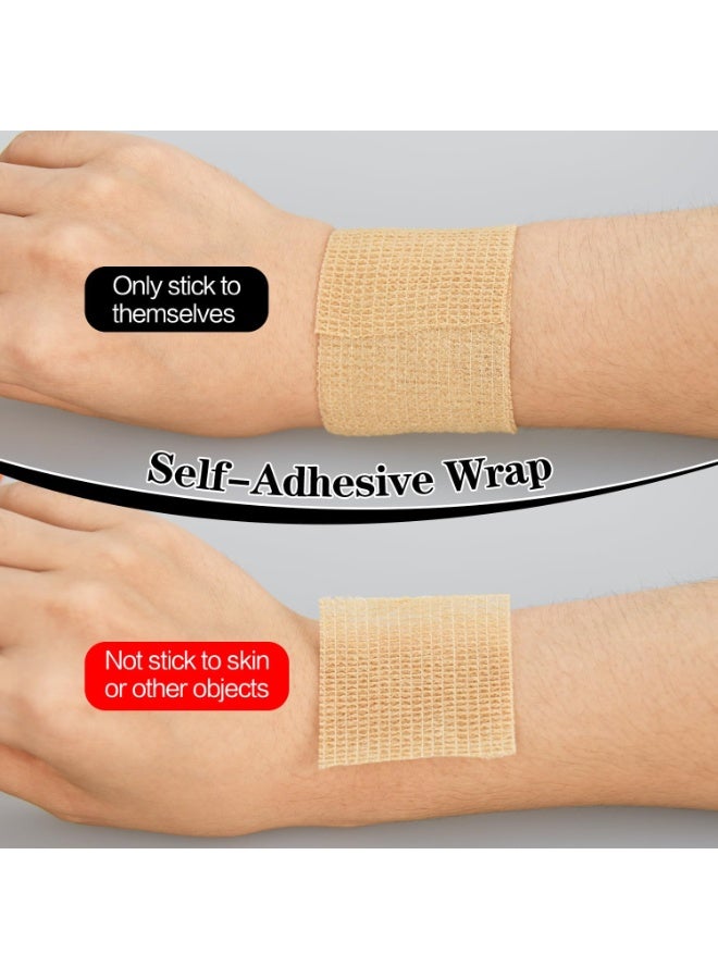 Self Adhesive Bandage Tape-Self Adherent Stretch Medical Bandage Wrap,Athletic Tape/Vet Tape,1Inch ，4.5m - Image 3