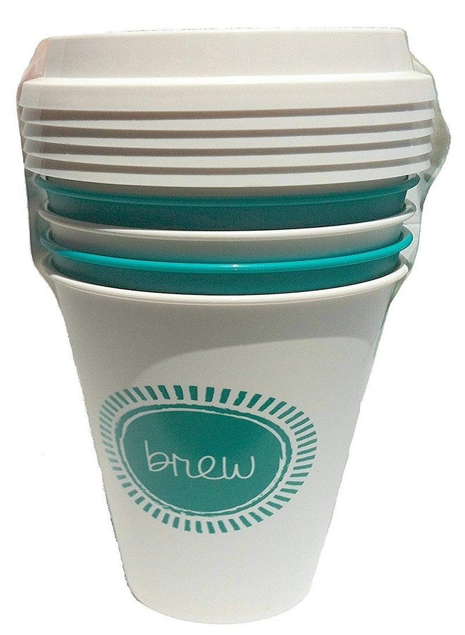 Aladdin 4 Reusable 16 oz. Cups Teal