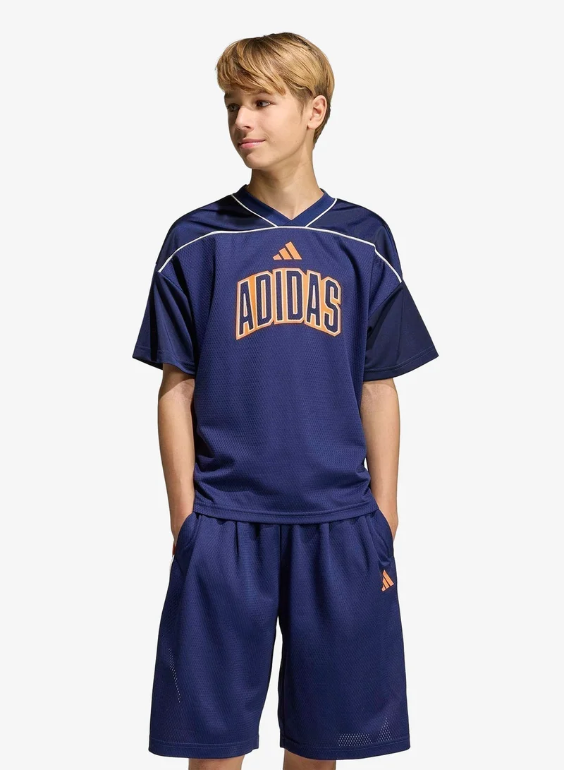 Adidas Youth Stadium Mesh Basketball Shirt