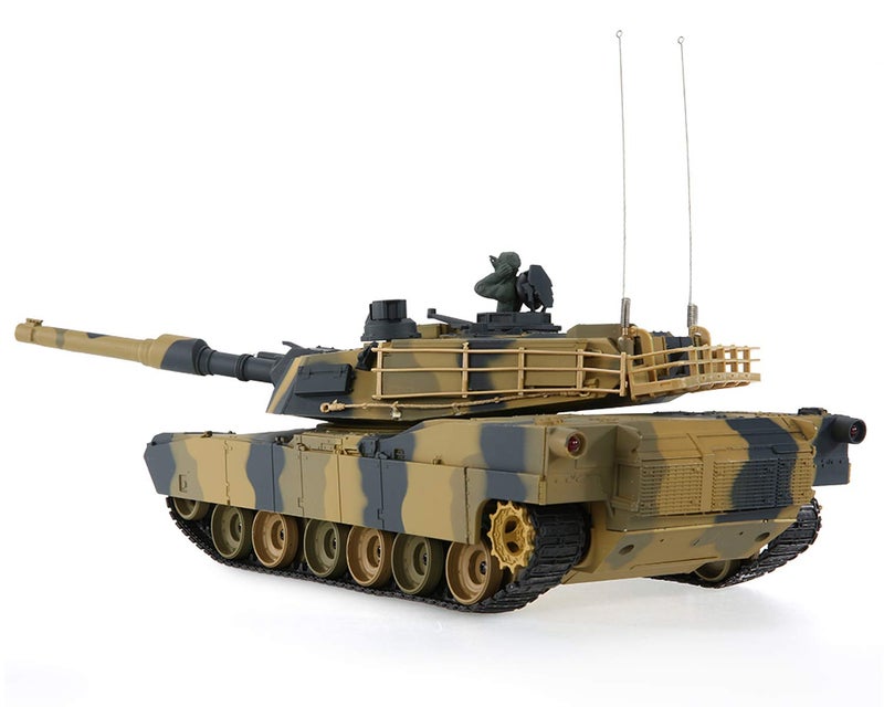 POCO DIVO Abrams M1A2 US Battle Tank RC Airsoft Panzer 1/24 Scale Model 2.4Ghz Remote Control Military Vehicle Combat Fight Infrared BB - Image 3