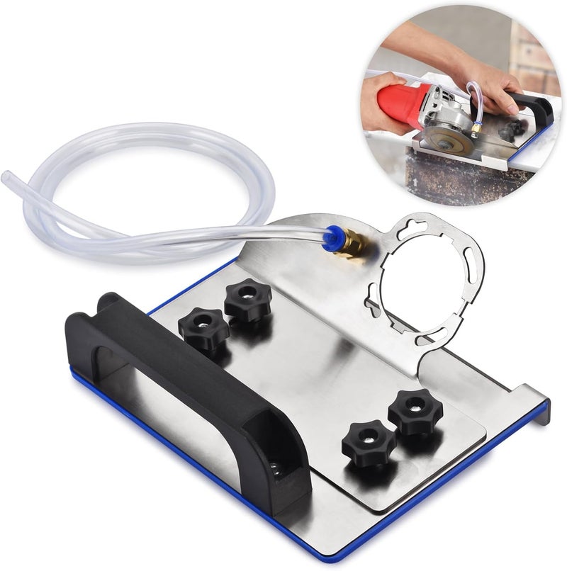 HiFam 45 Degree Angle Cutting Frame, Tile Chamfering Tool Cutting Ceramic Stone, Marble, Granite, Tiles and Wood Cutter, Angle Grinder Stand for Tile 45° Chamfer Cutting, Chamfer Tile Cutter - Image 1