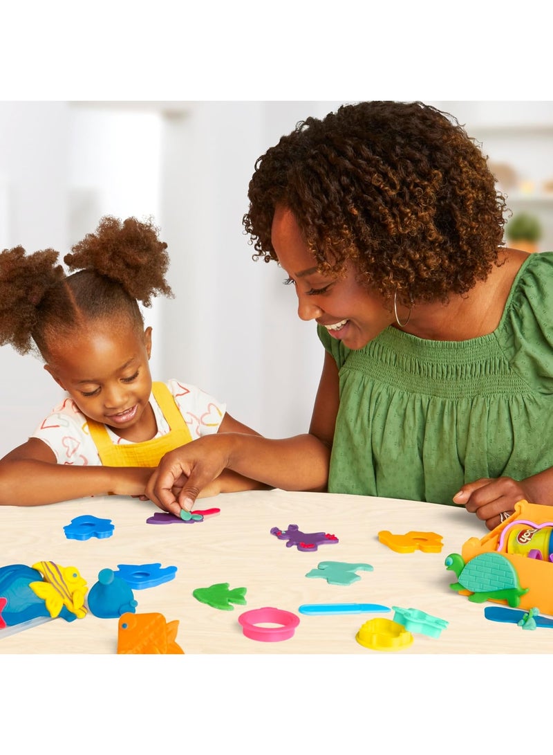 بلاي دوه مجموعة تخزين Imagine Animals، 22 قطعة من إكسسوارات Play-Doh، أنشطة فنية وحرفية للأطفال من سن 3 سنوات فما فوق، ألعاب حيوانات - Image 5