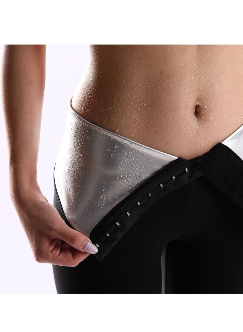 Generic Sauna Sweat Shapewear Leggings Pants Workout Suit Waist Trainer Shaper Sweatsuit Exercise Fitness Gym Yoga Women  - Image 3
