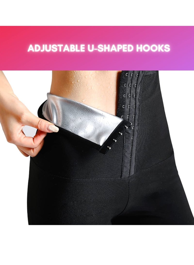 Generic Sauna Sweat Shapewear Leggings Pants Workout Suit Waist Trainer Shaper Sweatsuit Exercise Fitness Gym Yoga Women  - Image 4