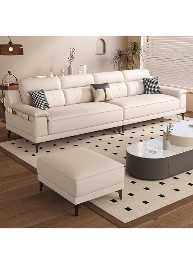 Comfynest - Modern Faux Leather Sofa Set For Your Modern Living Room - Image 1