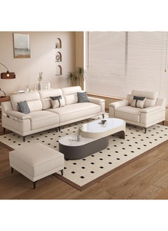 Comfynest Modern Faux Leather Sofa Set For Your Modern Living Room  - Image 1