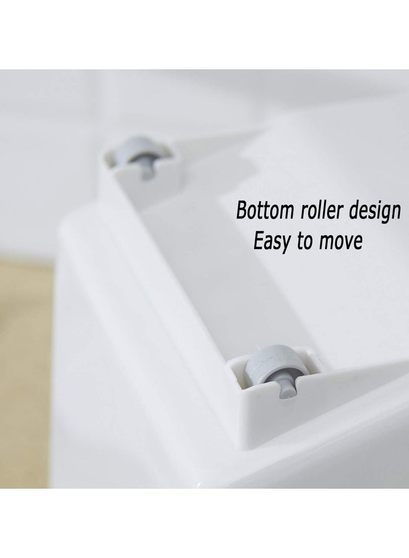 BLOOMING TIME Grain & Rice Storage Bin Set – 15kg Large Food Containers with Leak-Proof Locking Lid, Plastic Cereal & Pet Food Storage, 2-Pack - Image 5