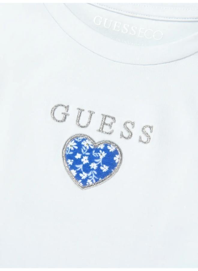 GUESS Kids Printed Short Sleeve Dress - Image 5