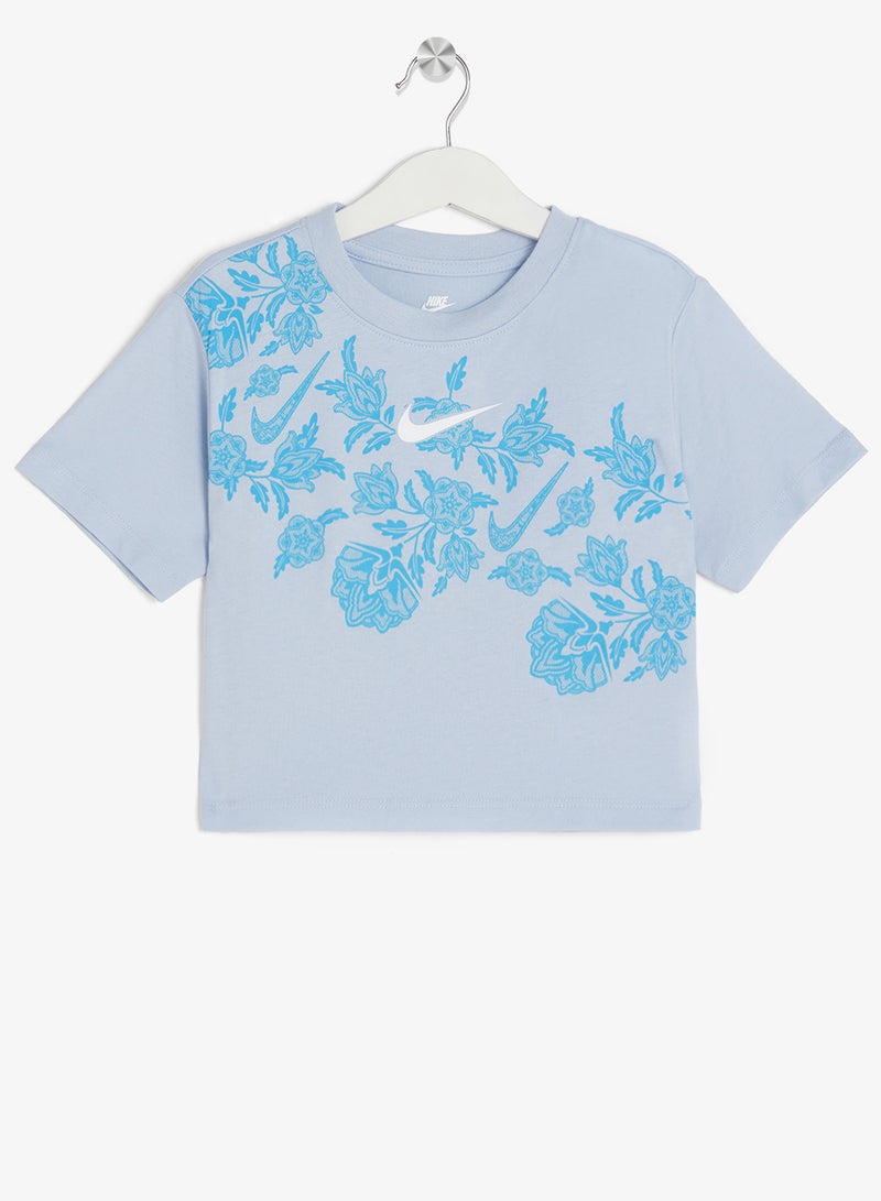 Nike Kids Lace It Up Boxy T-Shirt - Image 1