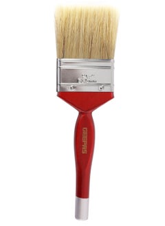 GEEPAS Geepas 2.5" Paint Brush GT59312, 30% Bristles and 70% Silk, Ideal For a Variety of Surfaces and Paints, Suitable for Home and Business Use, Red  - Image 1