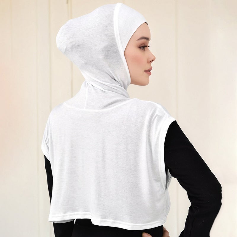 Sleeveless Hoodie Modal Cotton Fake Collar Solid Color Simple One-Piece Hood Base Anti-Exposure Women'S Accessory Neck Warmer - Image 3