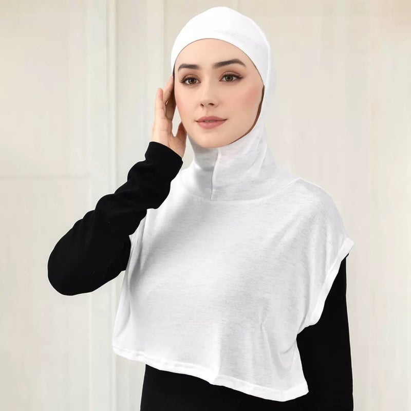 Sleeveless Hoodie Modal Cotton Fake Collar Solid Color Simple One-Piece Hood Base Anti-Exposure Women'S Accessory Neck Warmer - Image 2