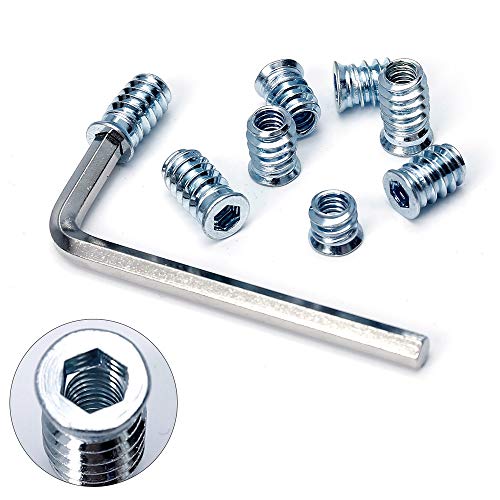 Sprite Science Threaded Insert for Wood 1/4-20 x 10mm 15mm 20mm Screw in Wood Insert Nut Kit 150 Pieces - Image 4