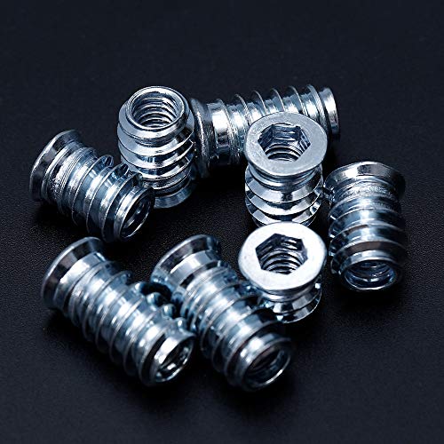 Sprite Science Threaded Insert for Wood 1/4-20 x 10mm 15mm 20mm Screw in Wood Insert Nut Kit 150 Pieces - Image 5