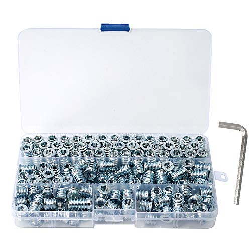 Sprite Science Threaded Insert for Wood 1/4-20 x 10mm 15mm 20mm Screw in Wood Insert Nut Kit 150 Pieces - Image 1