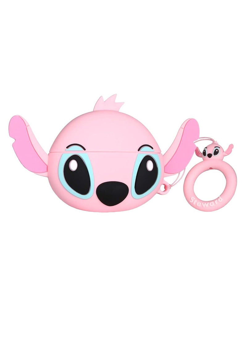 Jusinhel Ear Stitch Case For AirPods 3/Pro Pink/Black/Blue - Image 1