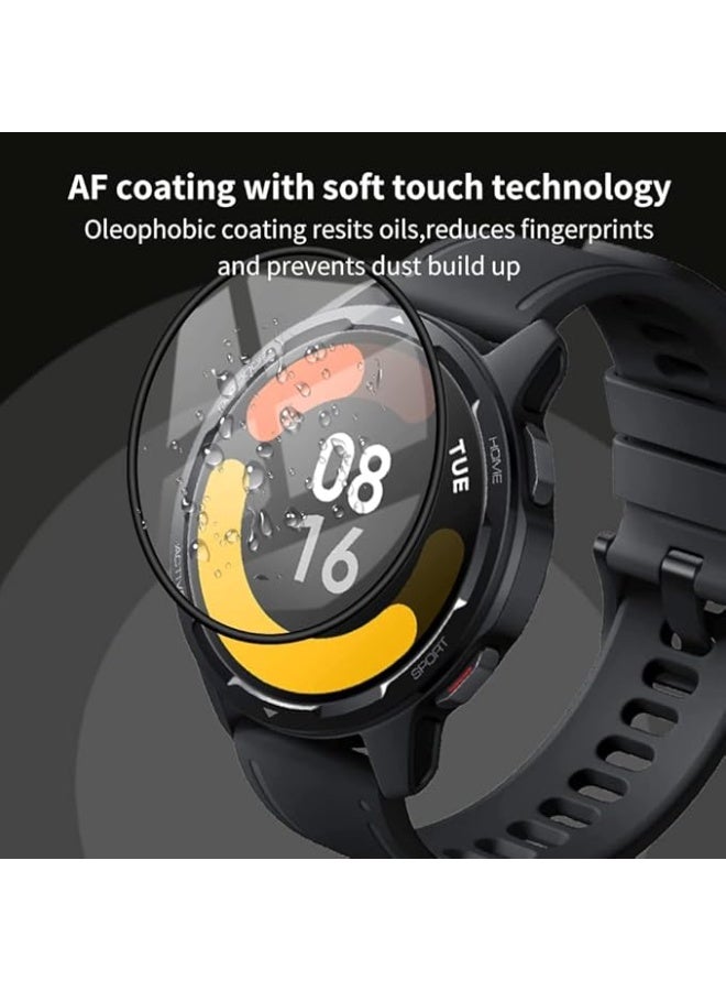 Screen Protector for Xiaomi Watch S1 Active, 3D Curved Soft Edge Protective Film (Not Glass), Anti-Scratch, Bubble-Free, Ultra Shatterproof, High Sensitivity Smartwatch Protection - Image 3