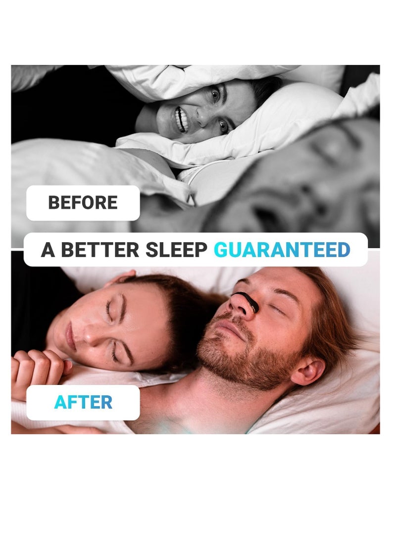 Nasal Strip Starter Kit (15 Count) - Boost Oxygen Intake, Reduce Snoring, Improve Sleep Quality - Sweat Resistant, Skin Safe Nasal Strips - Extra Strength Snoring Solution
