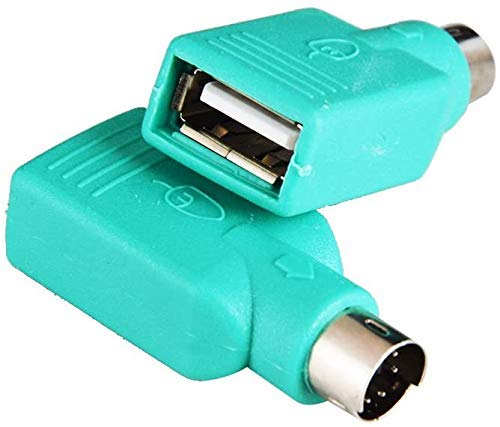 CARE CASE® PS2 to USB Converter Adapter PS2 Male to USB Female 6 pin din Plug Converter for Mouse PC Laptop Computer, USB Cable, PS/2 Devices. - Image 2