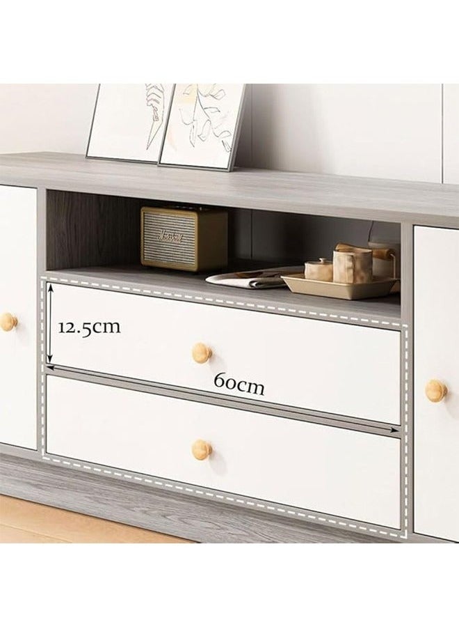 NKX Modern Design TV Stand with Cabinets, Drawers and Storage 140cm  - Image 4