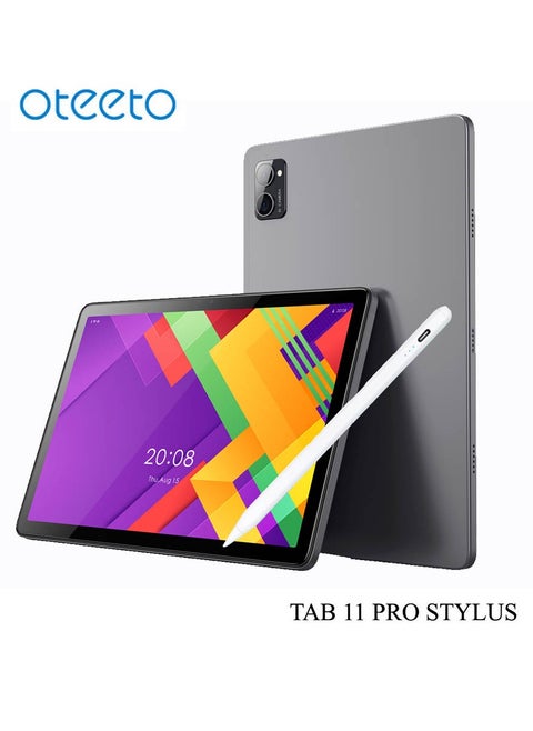 Oteeto TAB 11 Pro Stylus 8 GB RAM 512 GB ROM 10.1 Inch Display 5G Android Tablet PC With Wireless Keyboard Stylus Pen and 6000 mAh Battery Grey