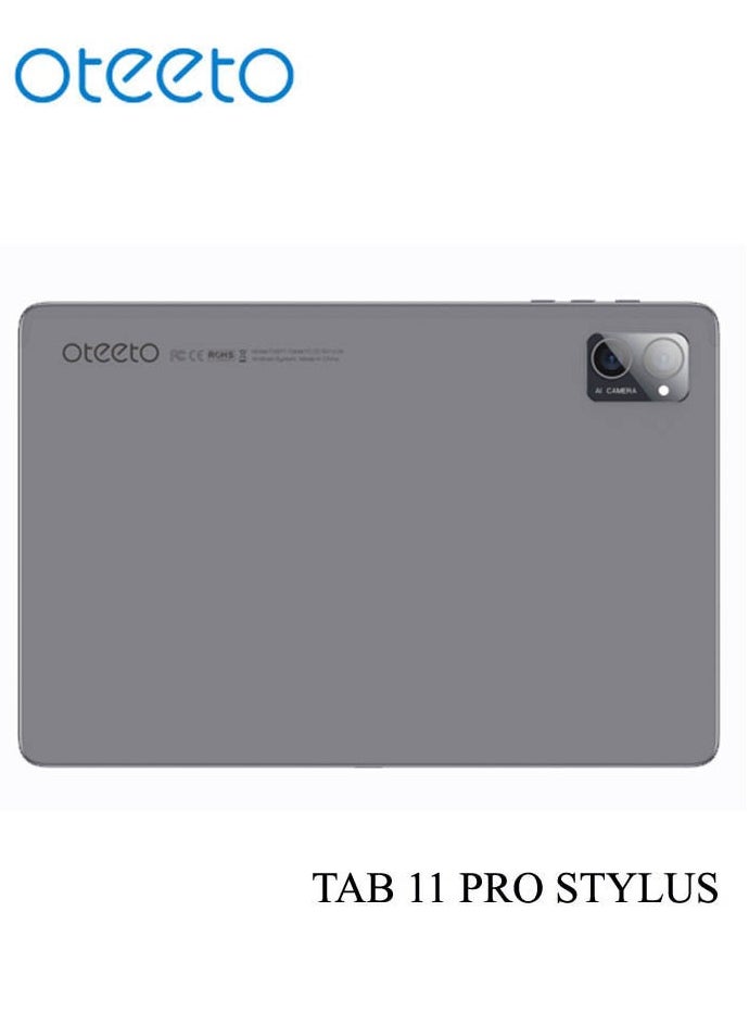 Oteeto TAB 11 Pro Stylus 8 GB RAM 512 GB ROM 10.1 Inch Display 5G Android Tablet PC With Wireless Keyboard Stylus Pen and 6000 mAh Battery Grey