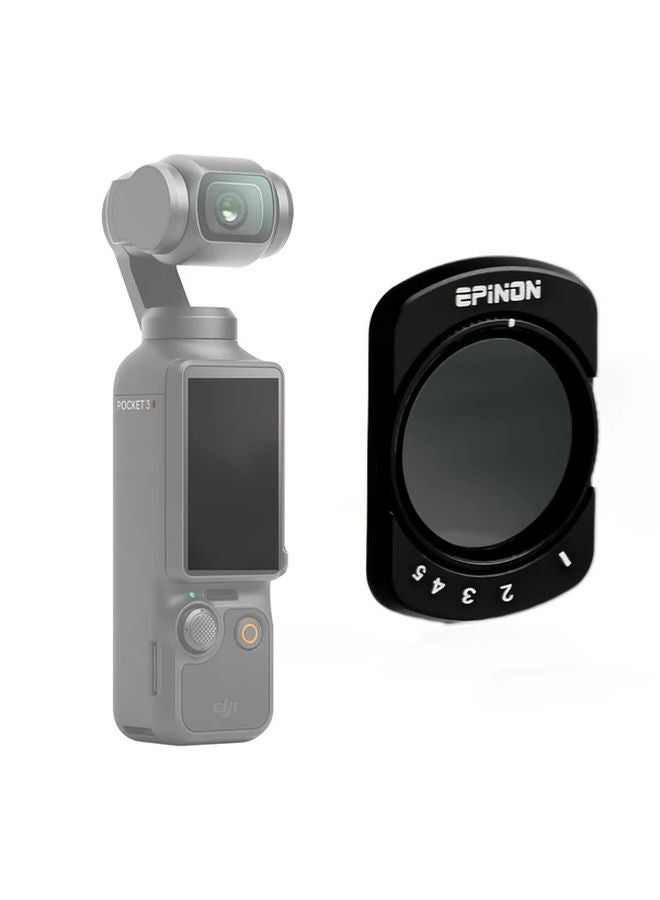عدسة مغناطيسية واسعة الزاوية CPL أسود توزيع ND2 32 مجموعة مرشحات لـ DJI Osmo Pocket 3 - Image 1
