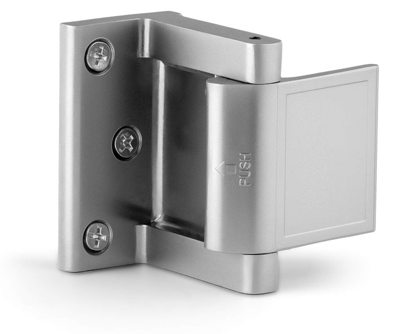 Berlin Modisch Door Lock Reinforcer Privacy Door Latch for in-Swinging Doors Extra High Resistance Home Door Security Lock (Satin Nickel) - Image 4