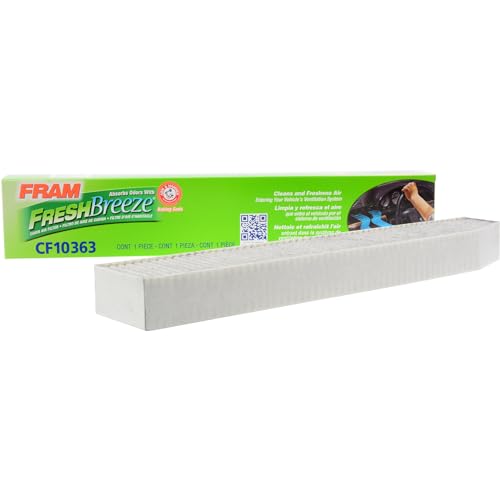 FRAM Fresh Breeze Cabin Air Filter with Arm & Hammer Baking Soda, CF10363 for Select Jeep Vehicles , white - Image 1