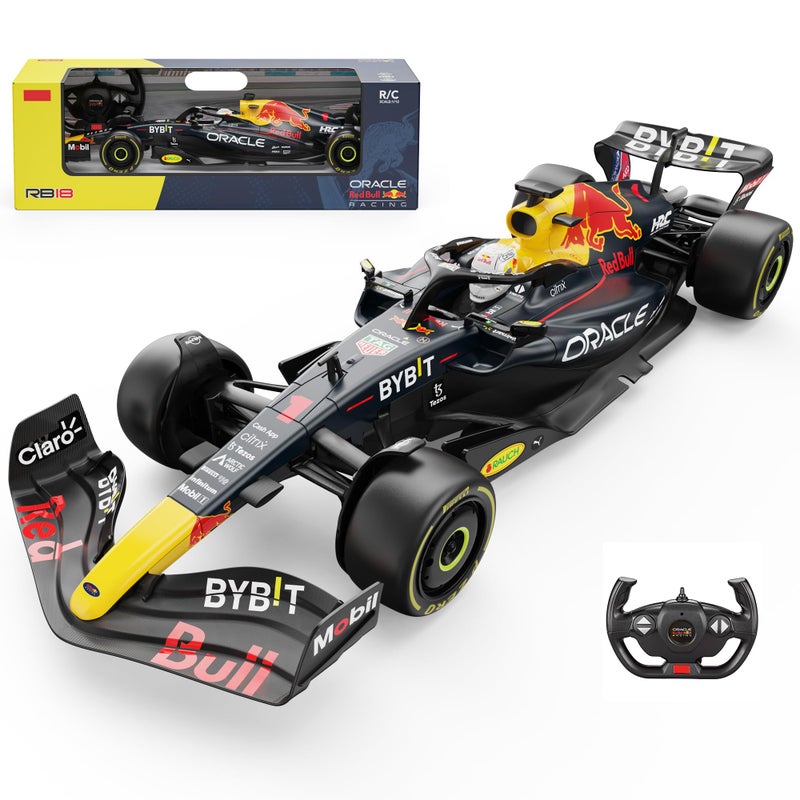 Voltz Toys Authentic Licensed 112 F1 RedBull Rb18 Remote Control Car F1 Collection RC car Series for Kids and Adults 24GHz RC Car for Gift 112 RedBull Rb18NO1 - Image 2