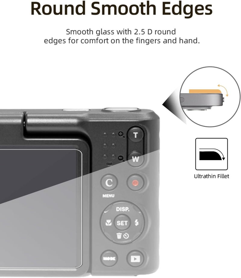 WUNIAK Screen Protector for KODAK Pixpro C1 Ultra-Compact Digital Camera, HD Protective Film 6h Hardness Screen Protector,Easy Installation,Anti-Scratch,HD Quality,(3 Pack) - Image 4