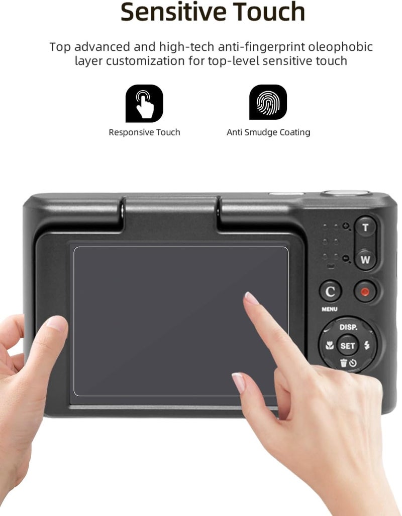 WUNIAK Screen Protector for KODAK Pixpro C1 Ultra-Compact Digital Camera, HD Protective Film 6h Hardness Screen Protector,Easy Installation,Anti-Scratch,HD Quality,(3 Pack) - Image 2